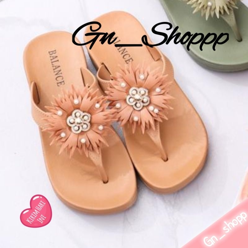 Sandal Wanita Jepit Full Jelly Import Terbaru Balance 818-A7