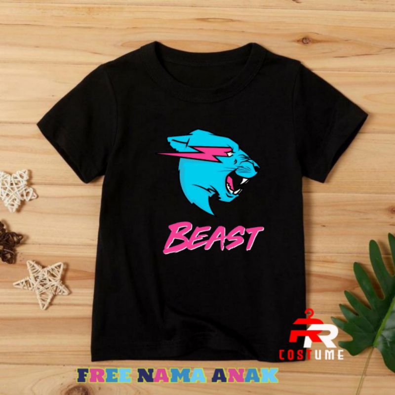 MR BEAST BAJU ANAK KAOS ANAK MR BEAST