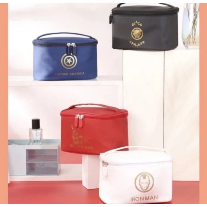 MARVEL Tas Penyimpanan Kosmetic - MINISO Cosmetic Bag