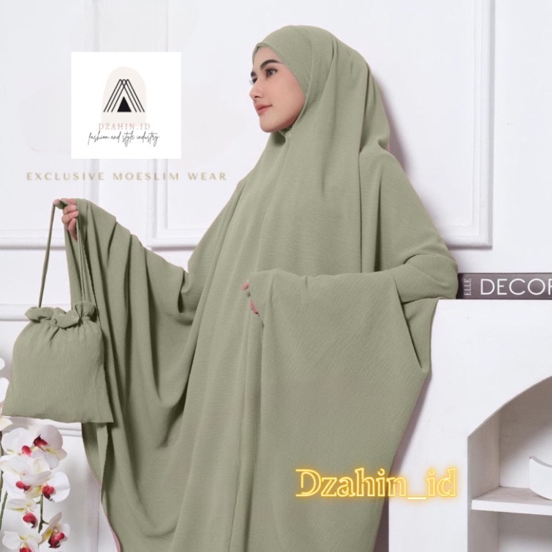 Mukena Dewasa Lesti Crinkle AirFlow 3in1 Super Jumbo Polos || Mukena Terbaru Lesty Cringkel || Mukena Lesty Kejora Dewasa Kekinian ||