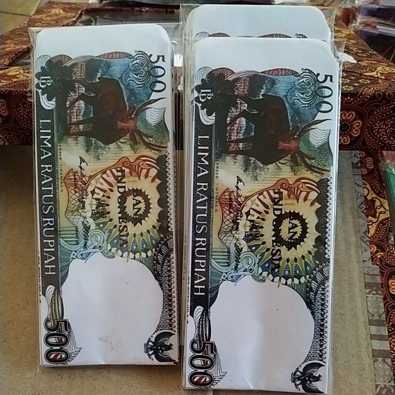 

angpau lebaran motif uang