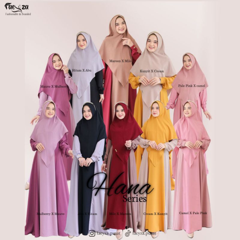 HANA by FAEYZA#Gamis PO#Ready Awal Maret