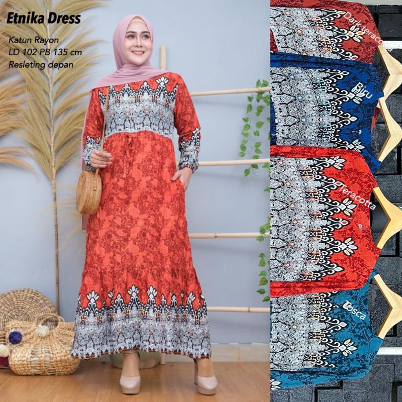 Gamis katun rayon //JF573