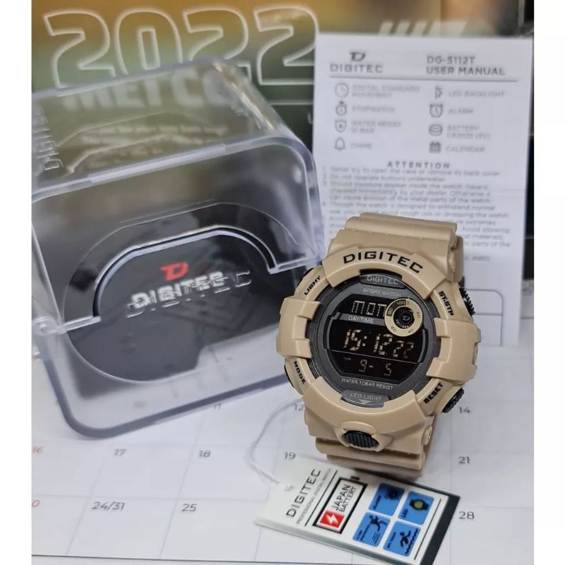 JAM TANGAN PRIA DIGITEC 5112 DIGITAL ORIGINAL