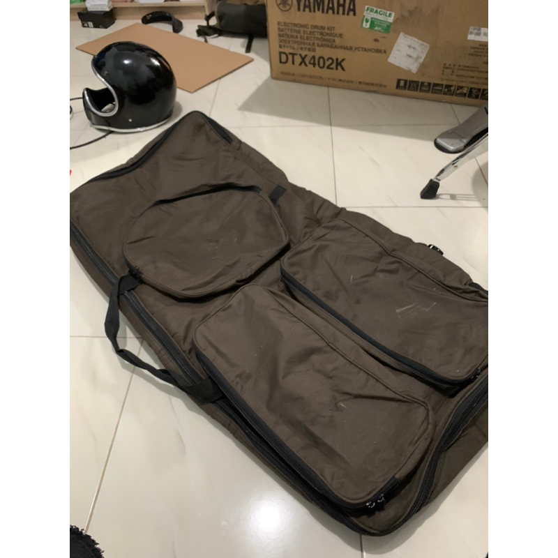 gigbag drum elektrik (second warna coklat)