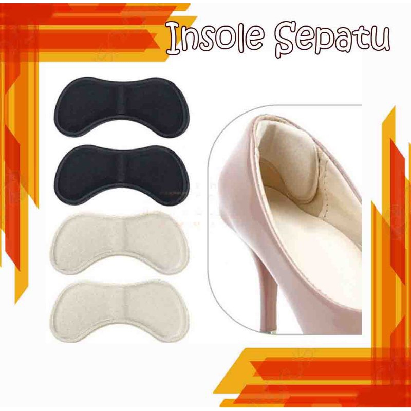 Insole sepatu sepasang sol tumit sol sepatu ganjal sepatu ganjal tumit sole