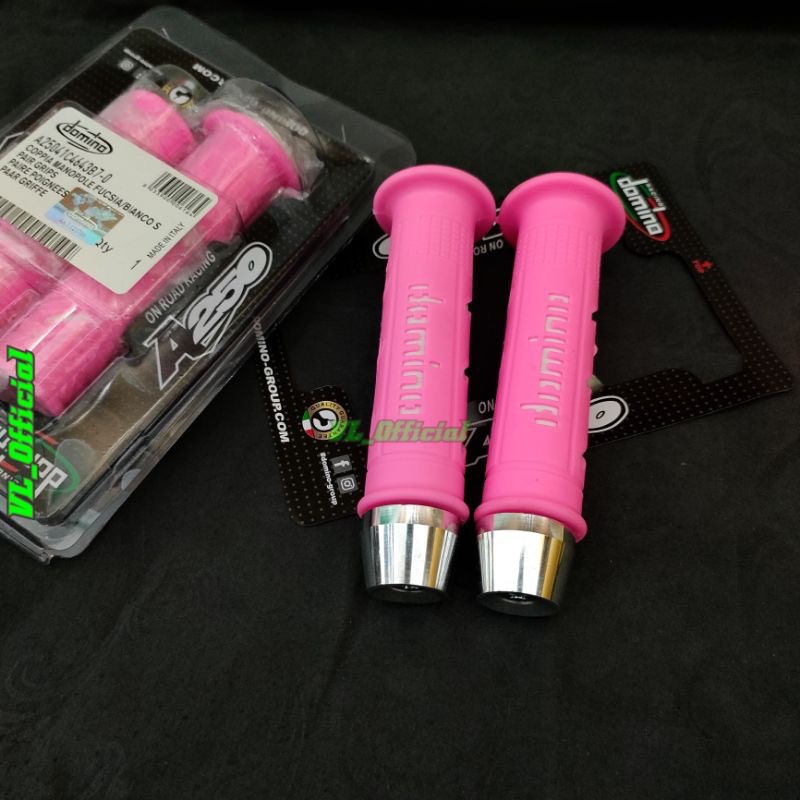Handgrip Sarung Gas Domin0 Pink Set Jalu PCX Sarung Gas Warna Pink Universal Handgrip Domin0 Pink Handfat Domin0 Pink