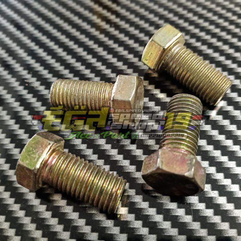 Baut M10×20 (baut 14 panjang 2cm)