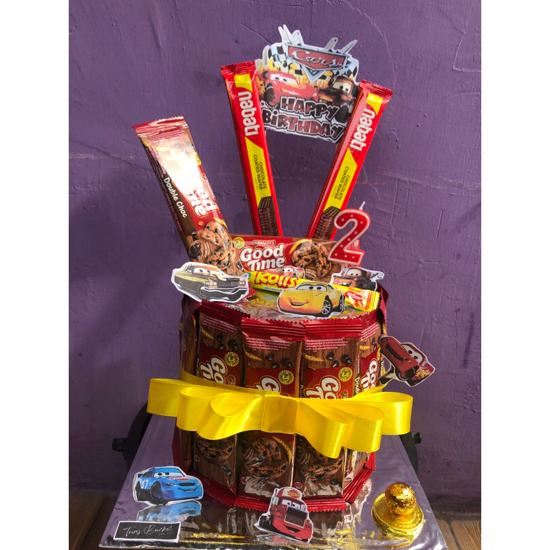 

snack tart tema merah