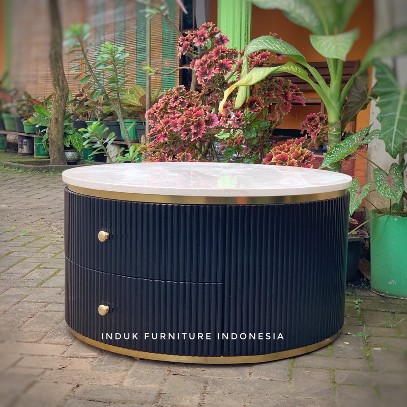 COFFEE TABLE ROUND MARMER