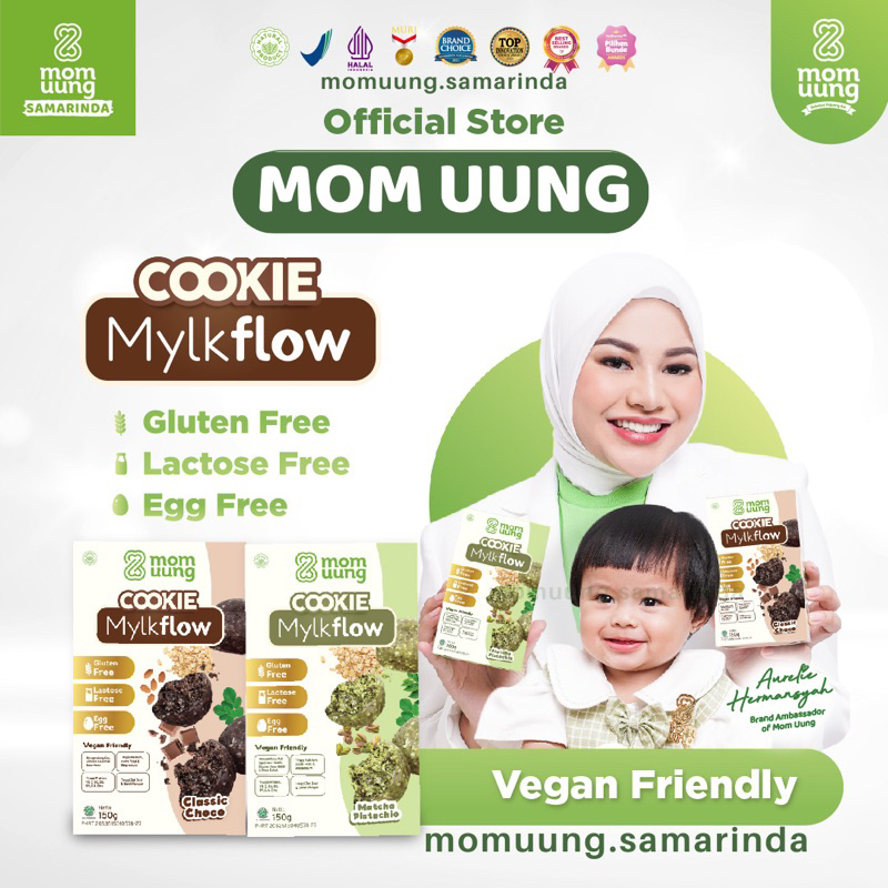 MOM UUNG Cookie MylkFlow Kue Pelancar ASI Cookies MomUung Cookie gluten-free Lactose Fre Egg Free Cemilan Busui Halal BPOM Mom Uung Samarinda Balikpapan Bontang Tenggarong Jogja Semarang Jakarta Banjarmasin Banjarbaru Palangkaraya Pontianak