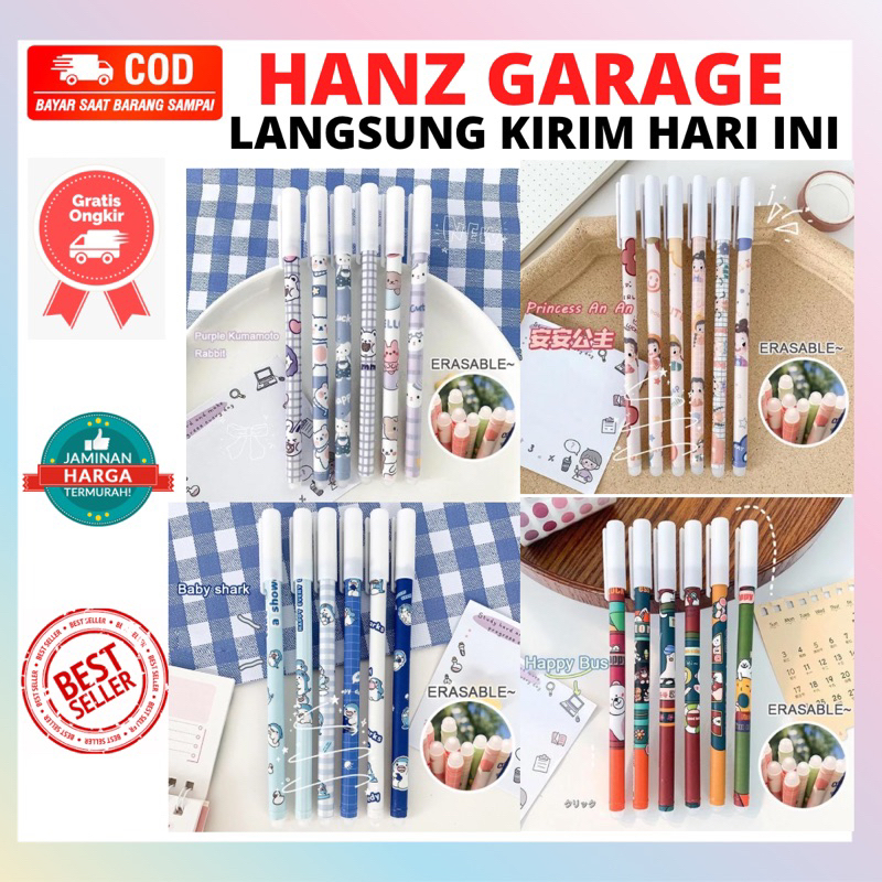 

Pulpen Gel Pena Bisa Hapus Bolpoin Erasable Pen Estetik Anak Sekolah Ballpoint Bolpen Karakter Tinta Viral