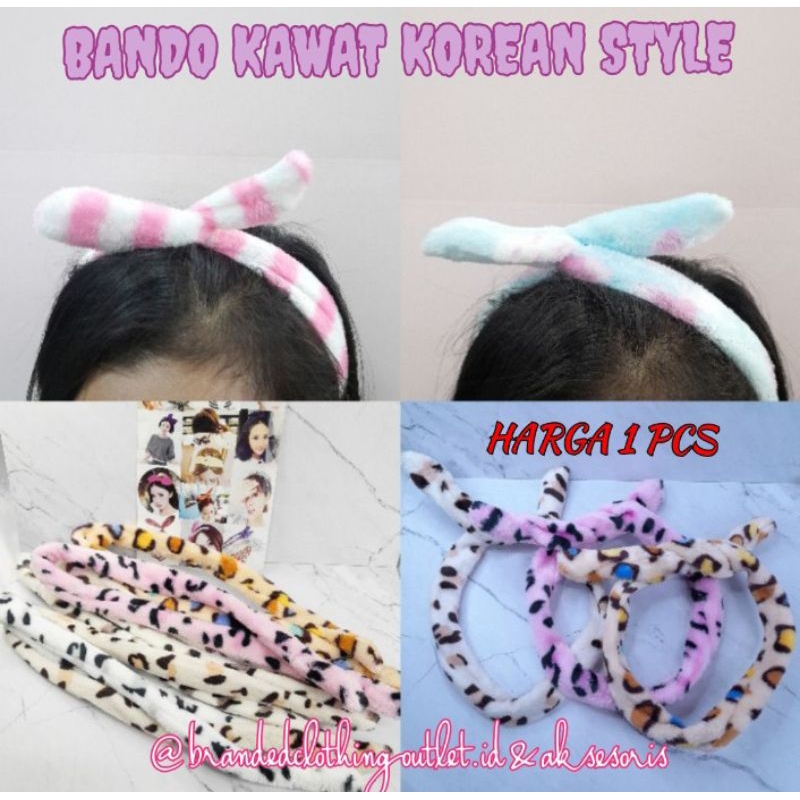 BANDO CHIBI / BANDO KAWAT KOREAN STYLE / BANDO KAWAT BLUDRU / BANDO POCONG / BANDANA CHIBI / IKAT RA