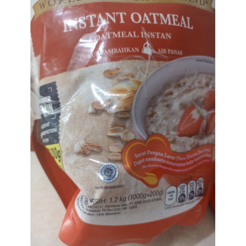 

oatmeal instan bundling 1,2kg