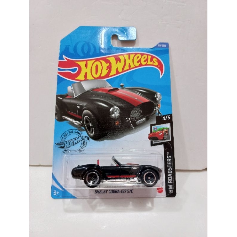 HOT WHEELS SHELBY COBRA 427 S/C HITAM / HOT WHEELS ORIGINAL