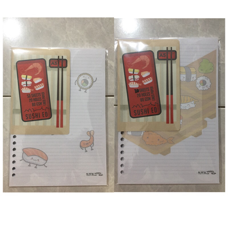 

Kertas Binder Sushi