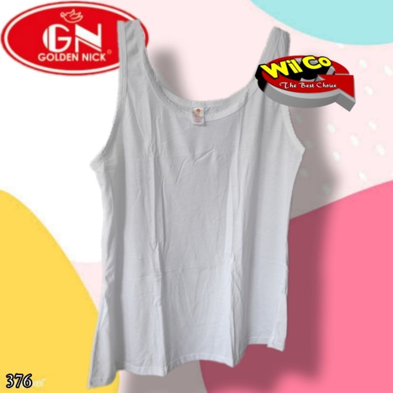 K376 - TANKTOP/KAMISOL ATASAN PAKAIAN DALAM WANITA JUMBO GOLDEN NICK SIZE XXXL TALI LEBAR