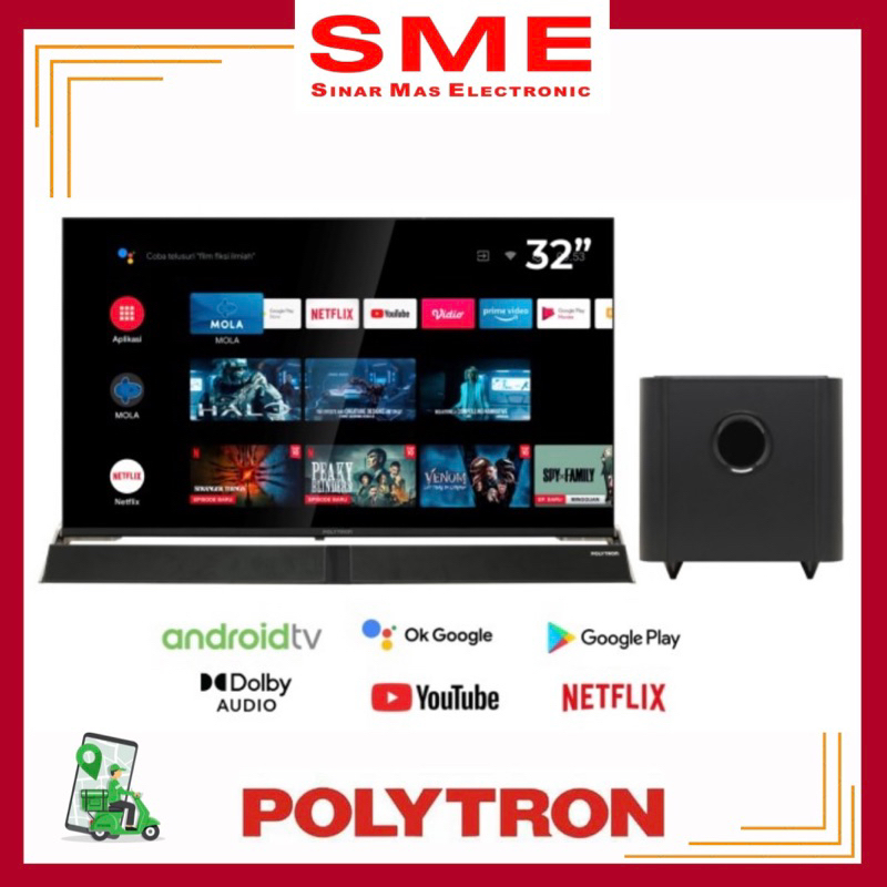 LED POLYTRON 32" ANDROID TV