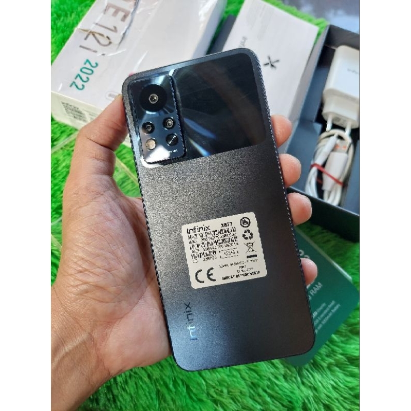 Handphone hp second bekas. Infinix Note 12i 6/128 fullori mulus 90%