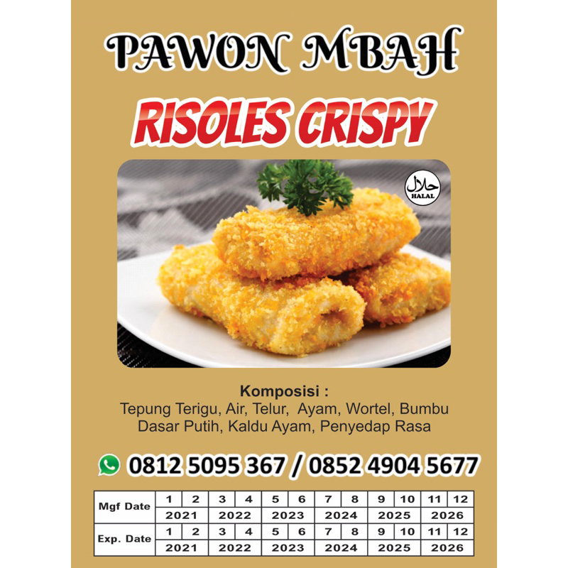 

Risoles crispy