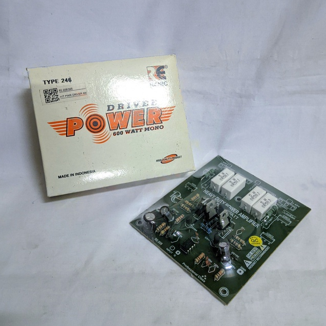 Kit Power Amplifier Mono 600 Watt Ranic Type 246