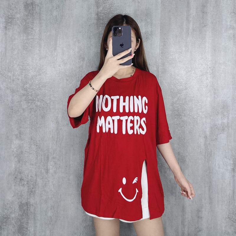 Kaos jumbo XXL nothing | Kaos oversize nothing