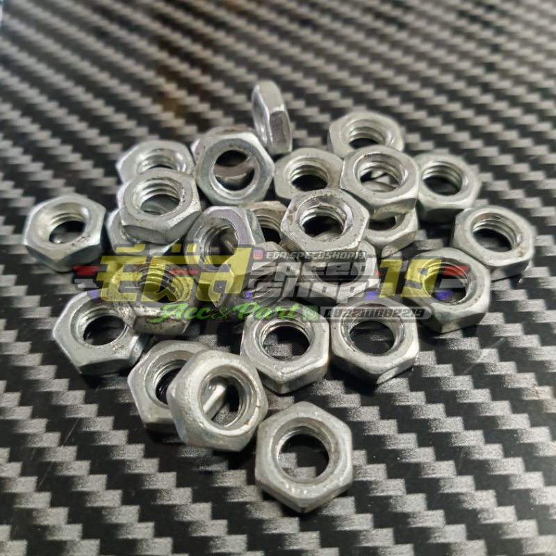 Mur M6 (mur untuk baut 10) tipis