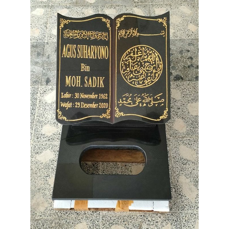 Nisan Granit Model Buku Nisan Makam Granit Nisan Kuburan Patok Makam Granit Nisan Makam Terbaru Batu