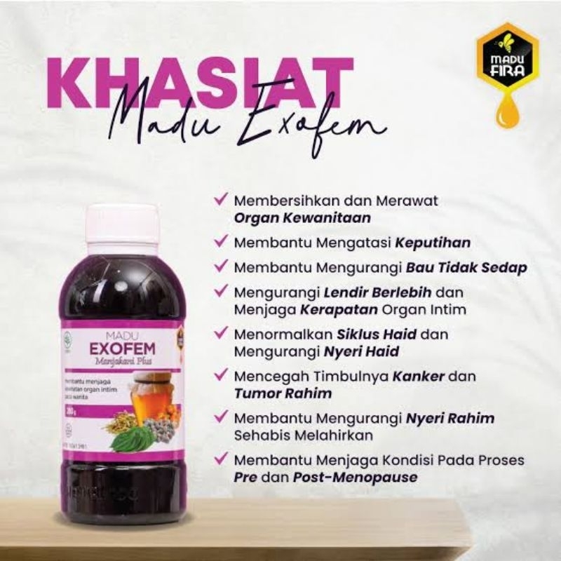 

Madu Exofem Obat Herbal Manjakani Keputihan