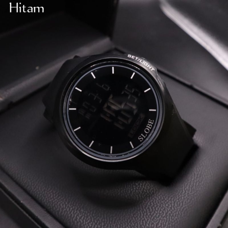 Jam Tangan Digital Pria Original SLOBE Water resistant/Jam Tangan Cowok Sporty Keren Kekinian