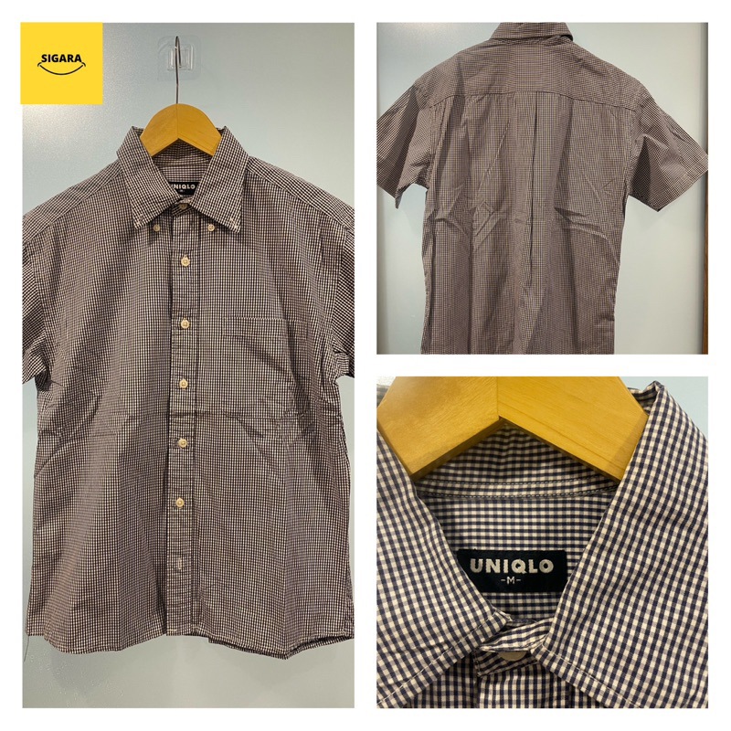 [ Preloved/ Second hand/ Branded/ Original] Kemeja Pria Uniqlo 100% Authentic
