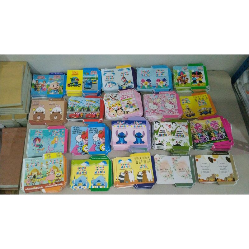 

(TERMURAH) Amplop lebaran (lembaran) kecil, amplop idul fitri, amplop motif lucu dan unik