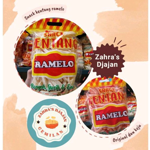 

[PROMO] SNACK KENTANG RAMELO / ORIGINAL DAN KEJU POTATO/ ZAHRA'S DJAJAN