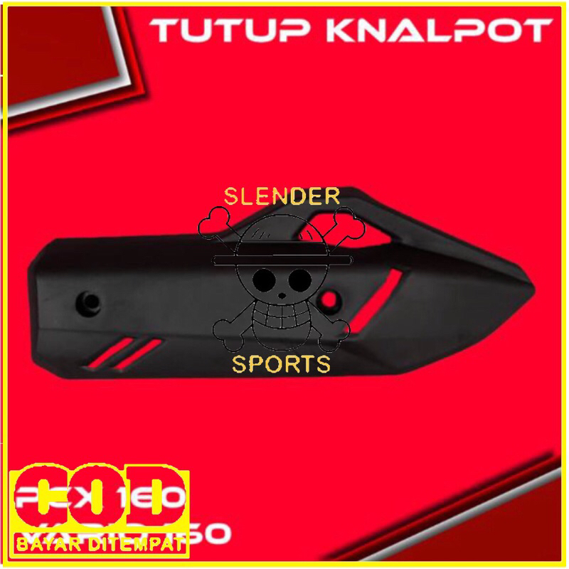 TUTUP KNALPOT PCX 160 - COVER KNALPOT - PELINDUNG KNALPOT VARIO 160