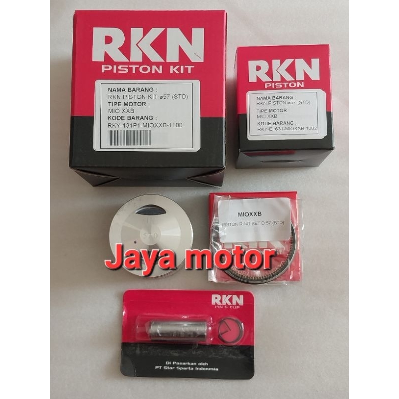 Piston kit seher paket Mio XXB Double XB RKN 57 57,5 58 58,5 59