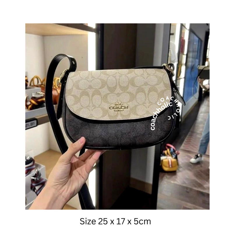 coach macie saddle bag