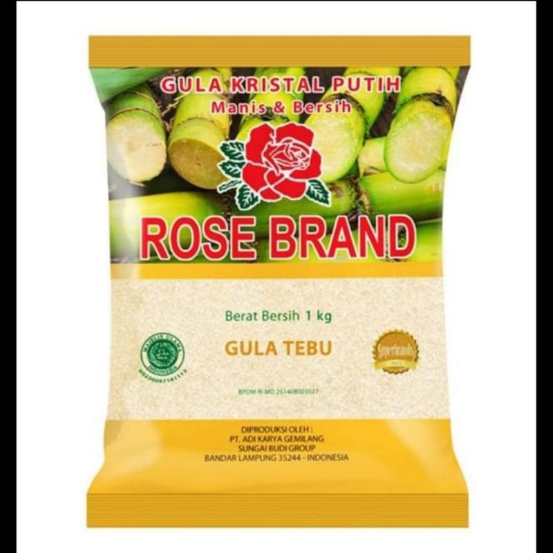 

Gula Pasir Gula rose brand 1kg Hijau Kuning Terlaris Besseller