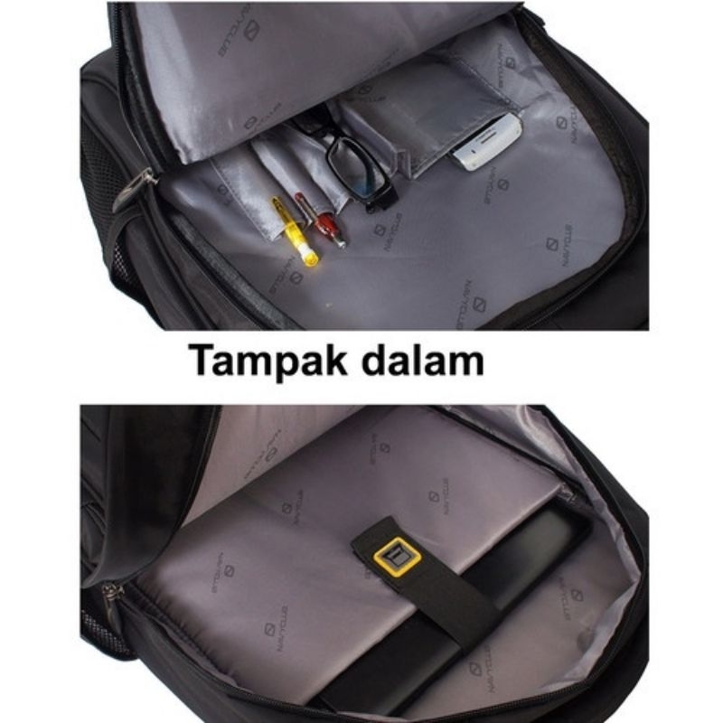 TAS RANSEL LAPTOP BACKPACK TROLI NAVY CLUB ORIGINAL TAS CABIN TAS TRAVEL TAS TROLLEY TROLY