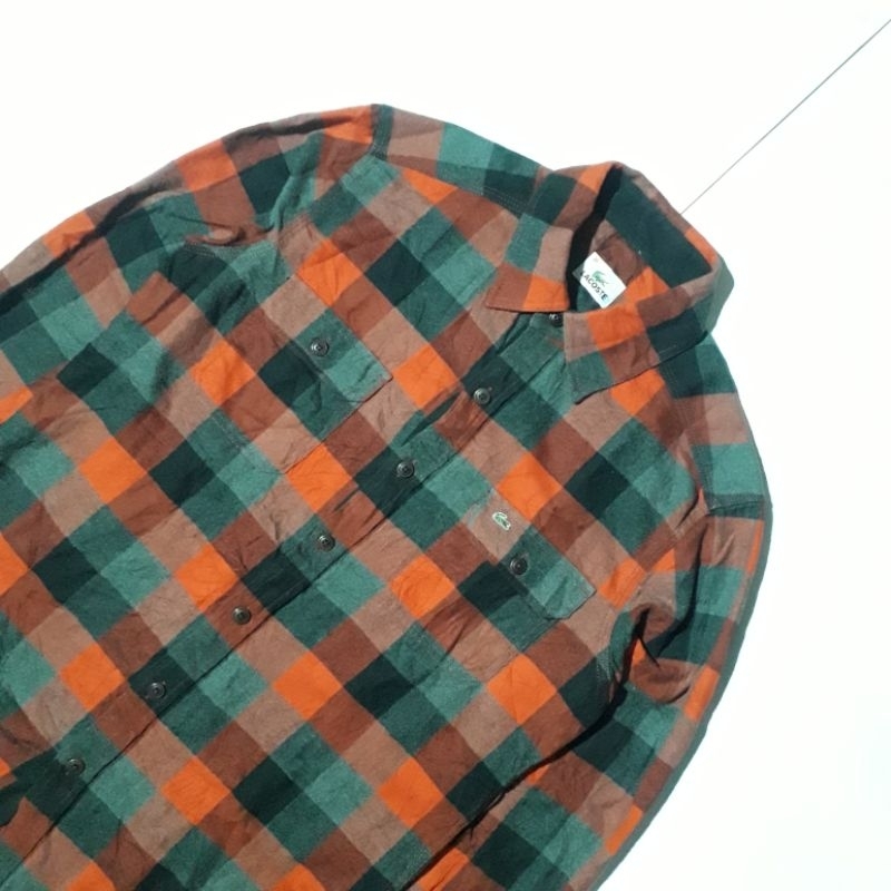 Lacoste Flanel / Kemeja / Shirt