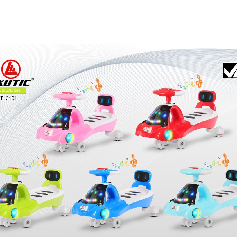 SWING CAR ET-3101 EXOTIC RIDE ON TOYS