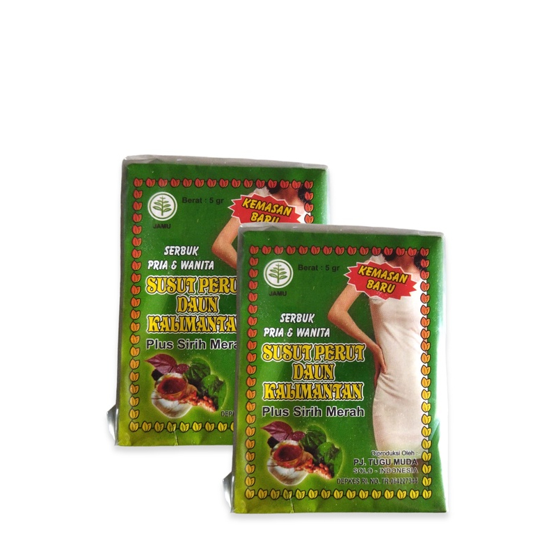 Susut perut daun kalimantan plus sirih merah