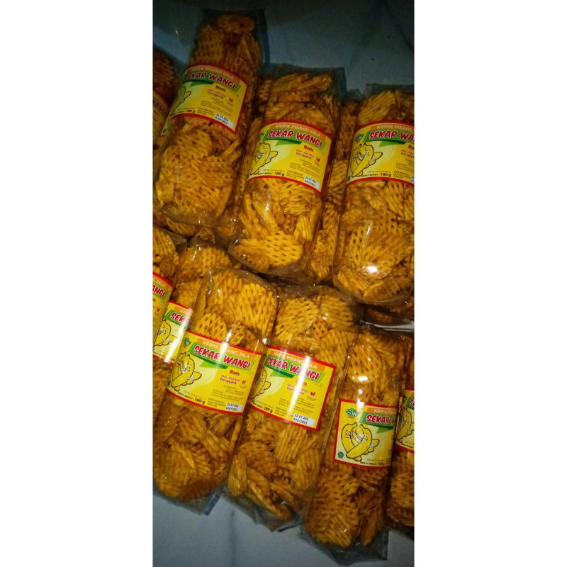 

KERIPIK PISANB SEKAR WANGI | KERIPIK PISANG JALA MANIS | 160g