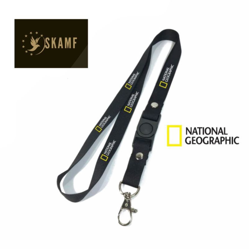 

TALI LANYARD NATIONAL GEOGRAPHIC / GANTUNGAN KUNCI / GANTUNGAN ID CARD / GANTUNGAN HP / TALI NAME TAG NYAMAN DI PAKAI