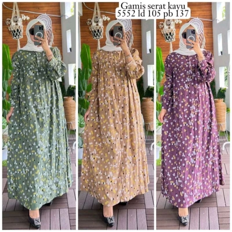 gamis serat kayu