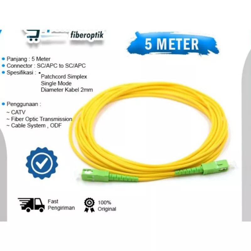 Fiber optic Patchcord /Patchcore  sc apc sc apc kabel fiber optic