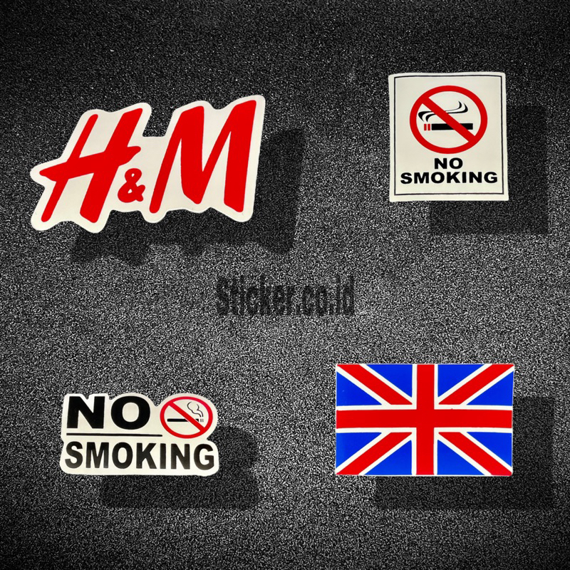 

Sticker No Smoking H&M Bendera Inggris Durex