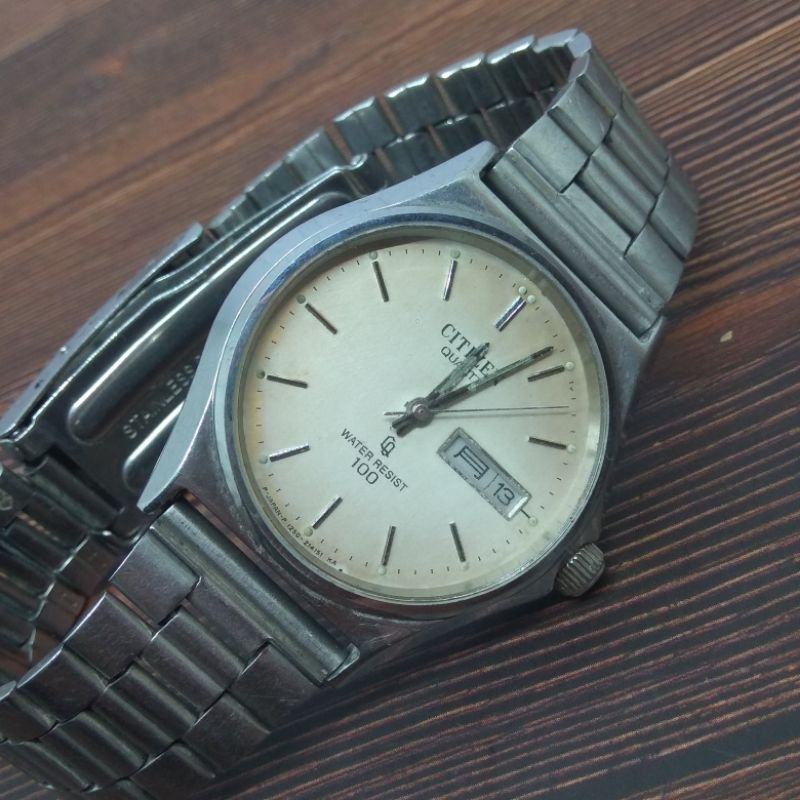 Jam tangan Vintage Citizen quartz 4 - 212924 original