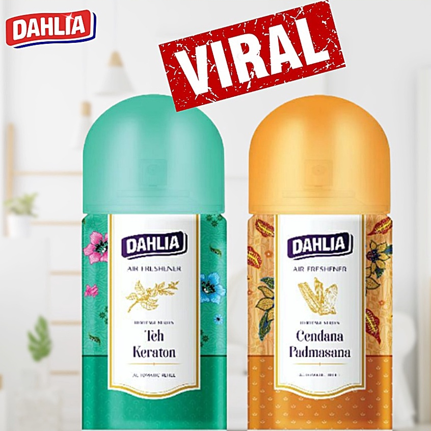 Dahlia Air Freshener Heritage Series Automatic Refill 225ml & Evofresh 225ml