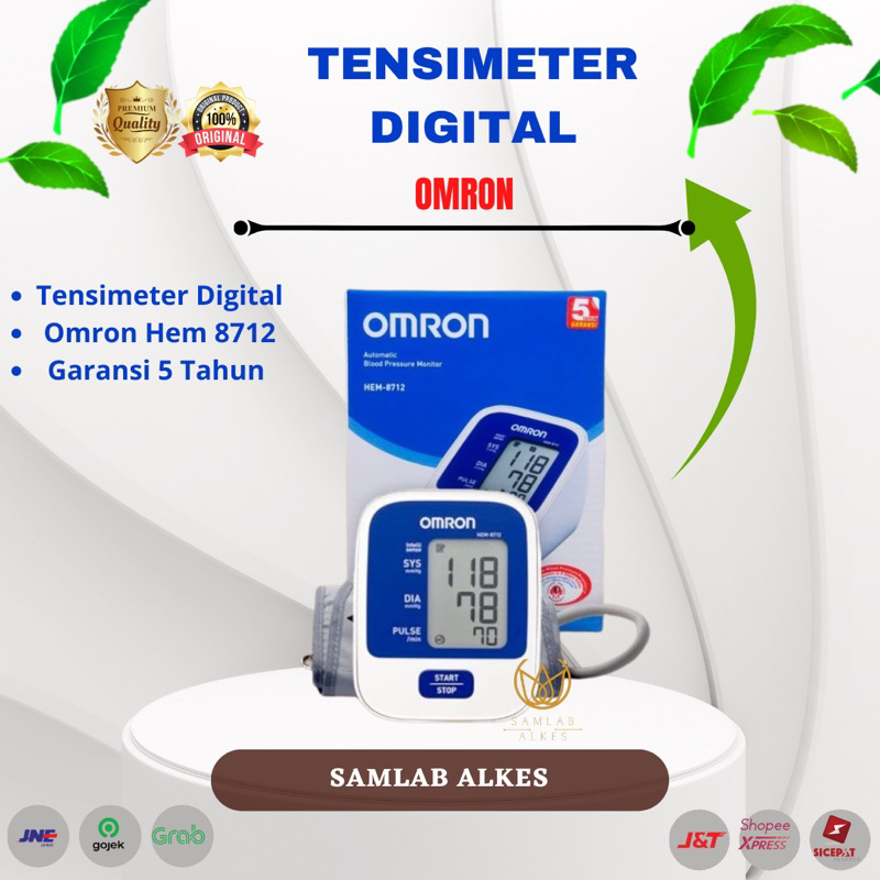 OMRON - Omron Tensimeter Digital HEM-8712 / Tensi Digital Omron HEM-8712 / Tensi Omron / Omron / Omr