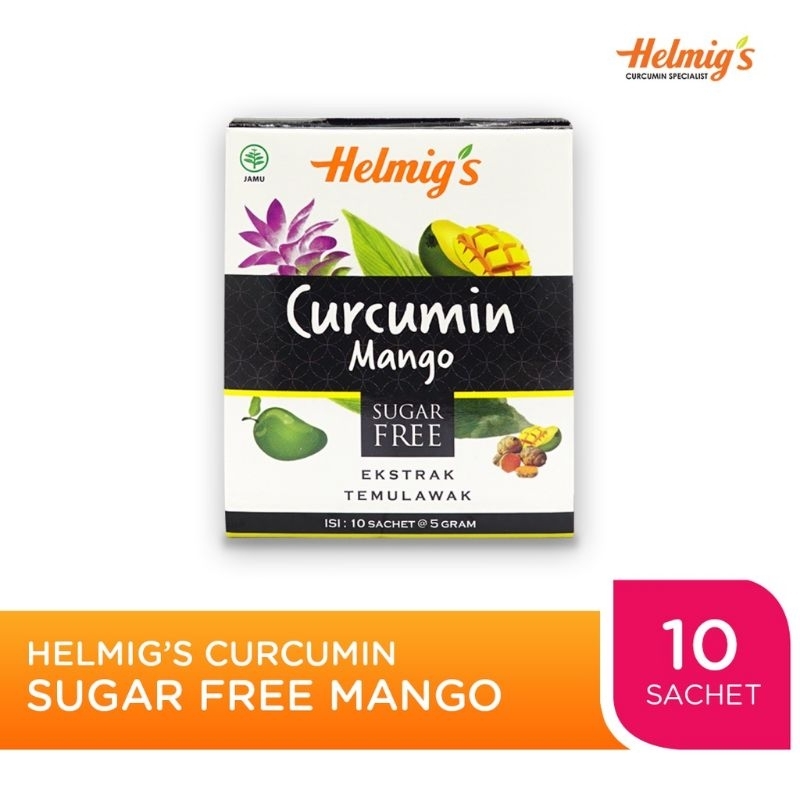 

Helmig's Curcumin Sugar Free Mango Isi 10 Sch